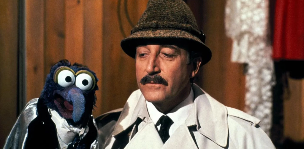 Peter Sellers ve Gonzo “The Muppet Show”da, 1976
